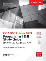 Sierra K., Bates B. - OCA OCP Java SE 7 Programmer I & II Study Guide - 2015.pdf