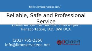 Looking for Car service to Dulles Airport.pptx