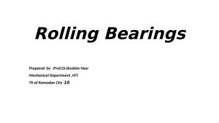 Rolling Bearings presentation.pptx