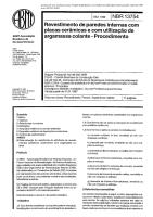 NBR 13754 -1996 -  Revestimento de Paredes Iinternas com Placas Ceramicas e com Utilizacao de Argamassa .pdf