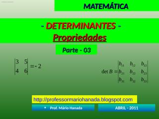 determinantes - parte - 03.pps